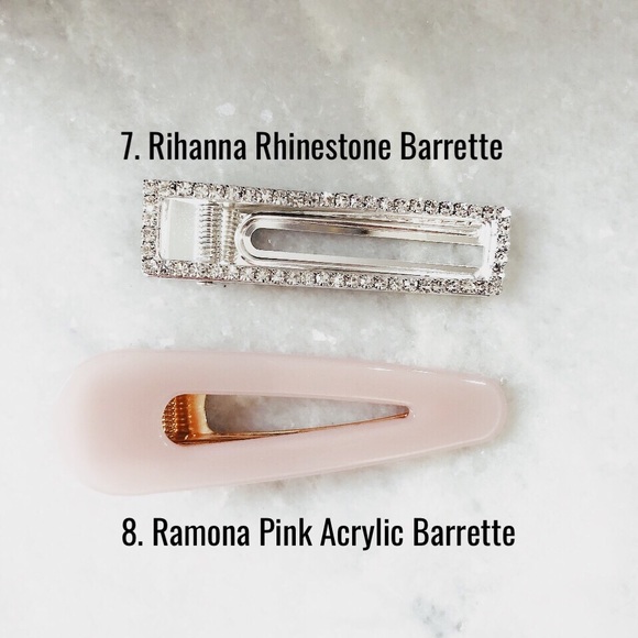 🆕Embellished Rhinestone Pearl Hair Clips - Picture 5 of 7